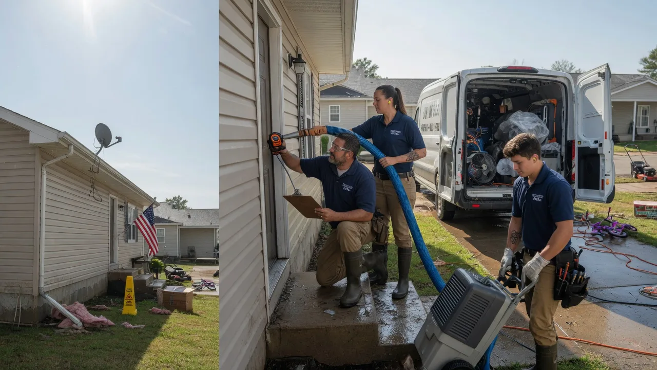 Ceiling Water Damage Restoration in Brockton, MT near me
